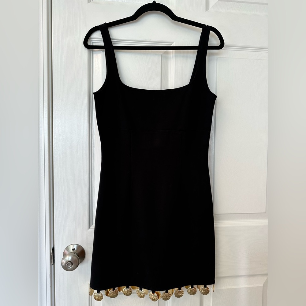 Staud Hardy Black Minidress Size M